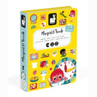 Janod - Learn The Time Magnetic Book
